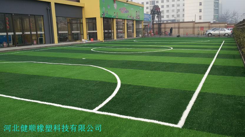 天姿宝贝幼儿园人造草坪足球场顺利竣工！